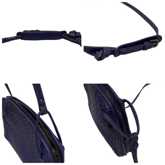 BOTTEGA VENETA Nodini - Navy Leather Shoulder Bag 764-081925 - Picture 7 of 14